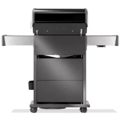 Gasgrill Napoleon Rogue PRO-S 425 RSIB, Schwarz -Campingbedarf Geschäft rueckenansicht napoleon rogue pro s 425 schwarzer grill seitenbrenner heckbrenner inklusive drehspiess 1000 8 20094