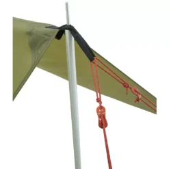 Sonnensegel Nordisk Voss Diamond PU, Dark Olive -Campingbedarf Geschäft schlaufe fuer aufstellstange nordisk voss diamond pu tarp 1000 8 23124