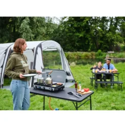 Coleman Campingtisch, Mittel -Campingbedarf Geschäft schwarzer camping klapptisch coleman campingtisch mittel medium geteilte tischplatte 1000 7 26338