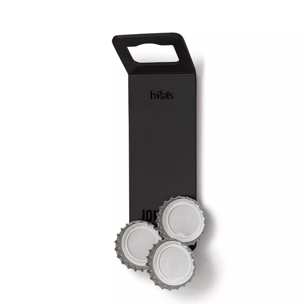Höfats JOHNNY CATCH Magnet Flaschenöffner, Schwarz – Bild 2