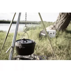 Dutch Oven Petromax Feuertopf Ft9-t Planer Boden, Gusseisentopf Ø 23,9 Cm -Campingbedarf Geschäft sicheres aufhanegen feuerstelle einkerbung am henkel petromax feuertopf planer boden ft9 t 1000 2 24498