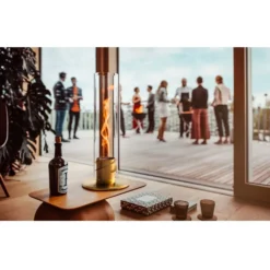 Höfats Spin 120 Tischfeuer, Gold 6 Höfats Spin 120 Tischfeuer, Gold -Campingbedarf Geschäft spin 120 hoefats tischfeuer indoor windlicht gold 1000 2 22374