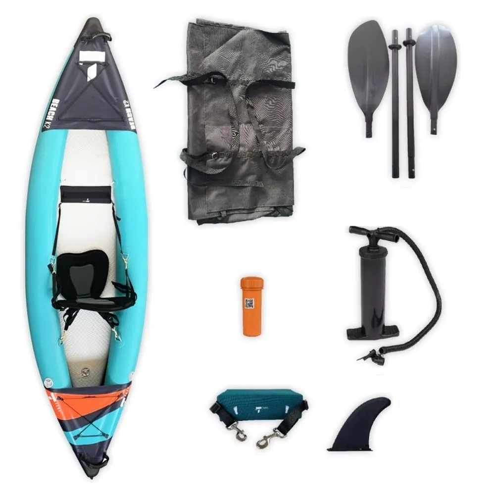 Aufblasbares Kajak Tahe Kayak Air Beach K1 Pack 1 Aufblasbares Kajak Tahe Kayak Air Beach K1 Pack