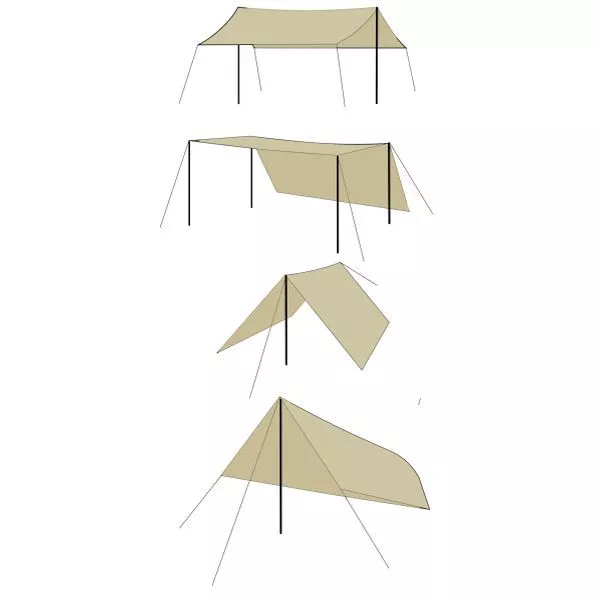 Grosses Sonnensegel Brunner Sunny UV Tarp, 3 X 4 M 3 Grosses Sonnensegel Brunner Sunny UV Tarp, 3 X 4 M – Bild 3