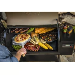 Pelletgrill Traeger PRO D2 780, Schwarz -Campingbedarf Geschäft traeger pelletgrill pro d2 780 schwarzer holzpelletgrill smoker 1000 8 20808