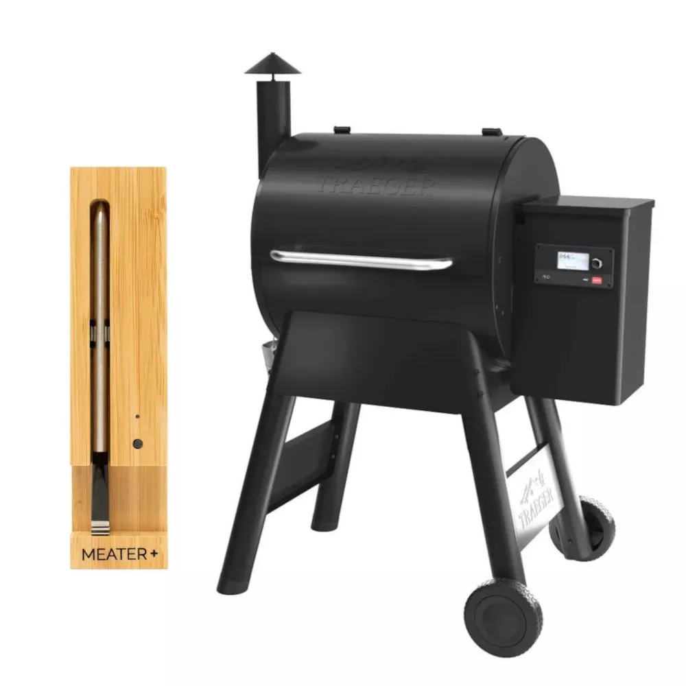 Pelletgrill Traeger PRO D2 575, Schwarz, Inklusive Meater Plus 1 Pelletgrill Traeger PRO D2 575, Schwarz, Inklusive Meater Plus