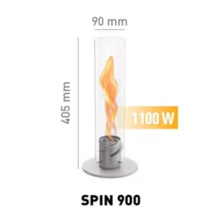 Tischfeuer Höfats SPIN 900, Grau 11 Tischfeuer Höfats SPIN 900, Grau -Campingbedarf Geschäft waerme ausstrahlung bis 1000w hoefats spin 900 bio burner eco ring ambiente 1000 3 25733
