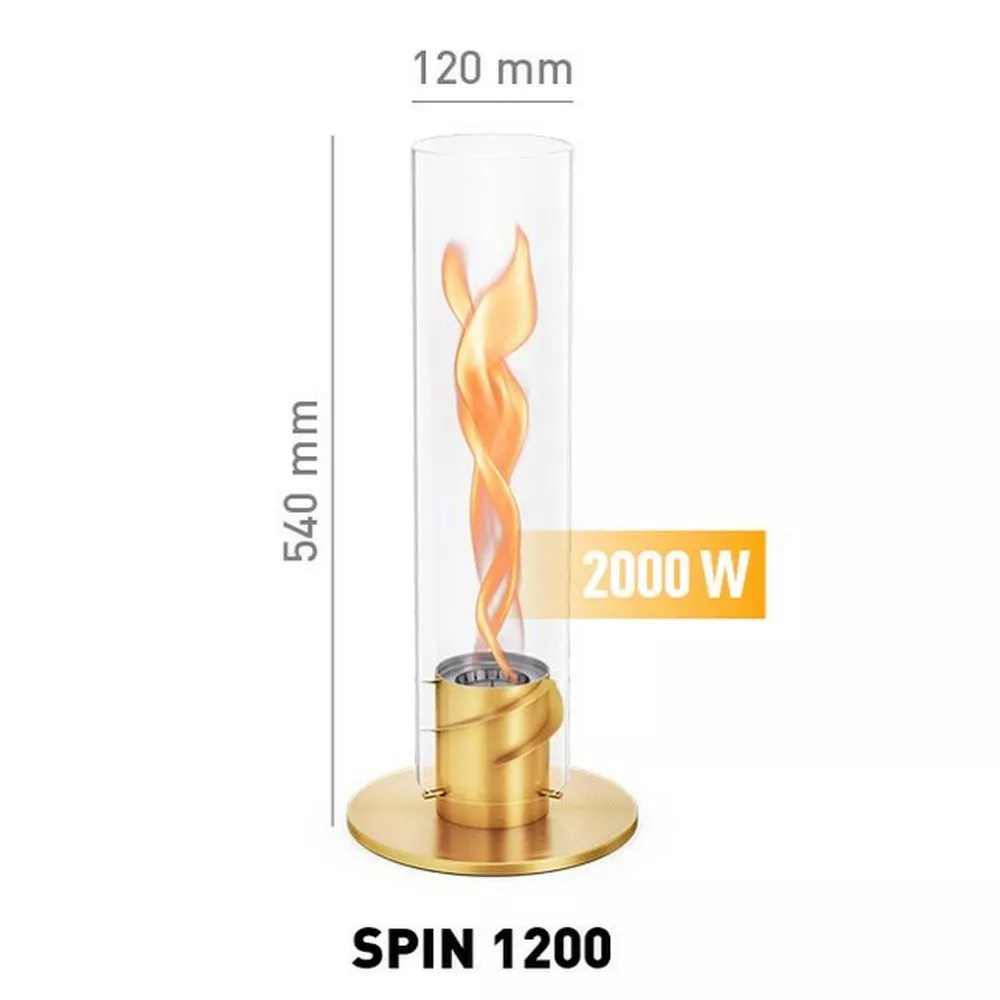 Höfats SPIN 1200 Tischfeuer, Gold 3 Höfats SPIN 1200 Tischfeuer, Gold – Bild 3