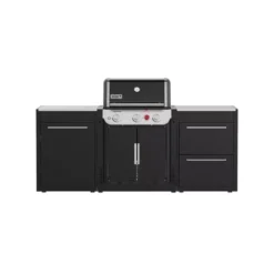 Weber Outdoorküche BBQ-Kitchen, 2er Set Für Genesis E-315 Ohne Seitenkocher