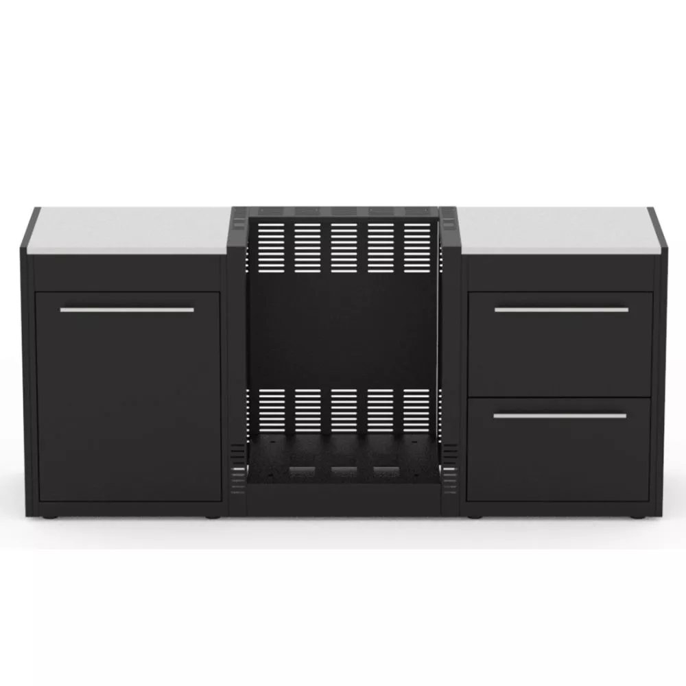 Weber Outdoorküche BBQ-Kitchen, 2er Set Für Genesis E-325S Ohne Seitenkocher 2 Weber Outdoorküche BBQ-Kitchen, 2er Set Für Genesis E-325S Ohne Seitenkocher – Bild 2