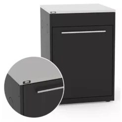 Weber Outdoorküche BBQ Built-in Kitchen 331 Mit Genesis EPX-435 | Ausstellungsstück -Campingbedarf Geschäft weber bbq kitchen outdoor kueche tuermodul arbeitsplatte individuell verstellbar vollverzinkt pulverbeschichtet 1000 7 27747