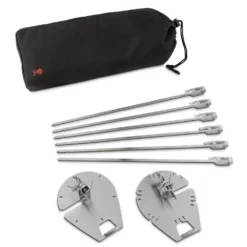 Weber Crafted Spiesse-Set Für Drehspiesse 11 Weber Crafted Spiesse-Set Für Drehspiesse -Campingbedarf Geschäft weber crafted gbs spiesse set fuer drehspiesse aus edelstahl 1000 3 26090