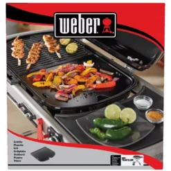 Weber Grillplatte Für Traveler -Campingbedarf Geschäft weber gasgrill traveler grillzubehoer plancha gusseisenplatte 1000 4 24635