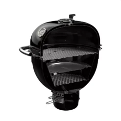 Holzkohlegrill Weber Summit Kamado E6 -Campingbedarf Geschäft weber grill holzkohle smoker raeuchergrill kamado e6 black 1000 4 22087