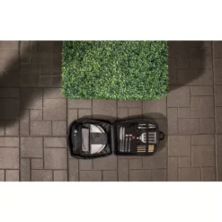 Weber Grillzubehör-Rucksack -Campingbedarf Geschäft weber grillzubehoer rucksack polyester mit durchdachten faechern beteck geschirr sicher transportieren 1000 5 28158