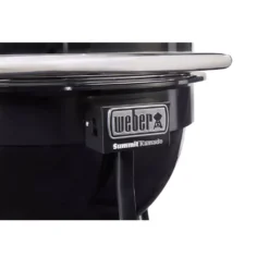 Holzkohlegrill Weber Summit Kamado E6 -Campingbedarf Geschäft weber grosser holzkohlegrill summit kamado e6 raeuchergrill stahlgrill black weberlogo 1000 5 22087
