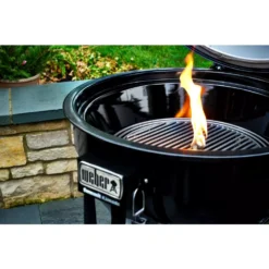 Holzkohlegrill Weber Summit Kamado E6 -Campingbedarf Geschäft weber holzkohle grill kamado e6 summit edelstahlgrillrost 1000 7 22087