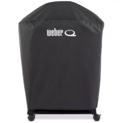Grillabdeckung, Schutzhaube Weber Premium Abdeckhaube Für Q 3200N+ Mit Rollwagen