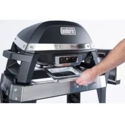 Elektrogrill Weber Pulse 2000 Mit Rollwagen | Ausstellungsstück -Campingbedarf Geschäft weber pulse 2000 elektrogrill black fettauffangsystem 1000 7 27738