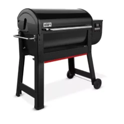 Pelletgrill Weber Smoque Holzpelletsmoker XL -Campingbedarf Geschäft weber smoque xl holzpelletgrill schwarzer smoker lcd kontrollpanel grillgut temperaturfuehler 1000 3 28053