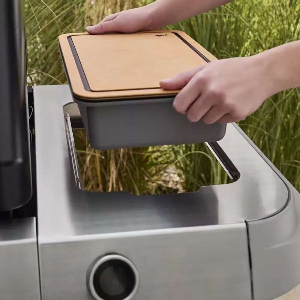 Weber Works Aufbewahrungsbox Mit Schneidebrett-Deckel 4 Weber Works Aufbewahrungsbox Mit Schneidebrett-Deckel – Bild 4